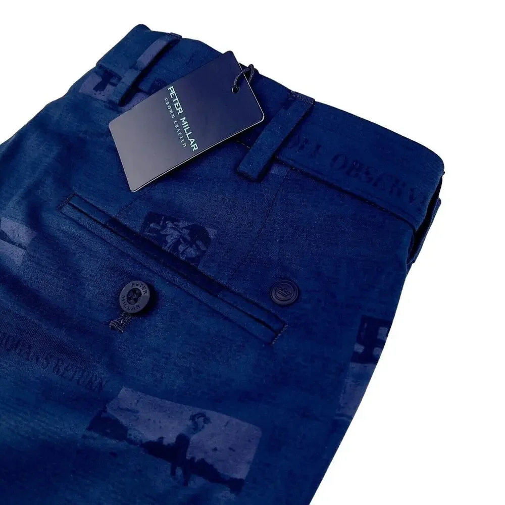 Peter Millar Surge Course Journal Performance Golf Shorts Navy 40 NWT $110 MSRP - Picture 5 of 15